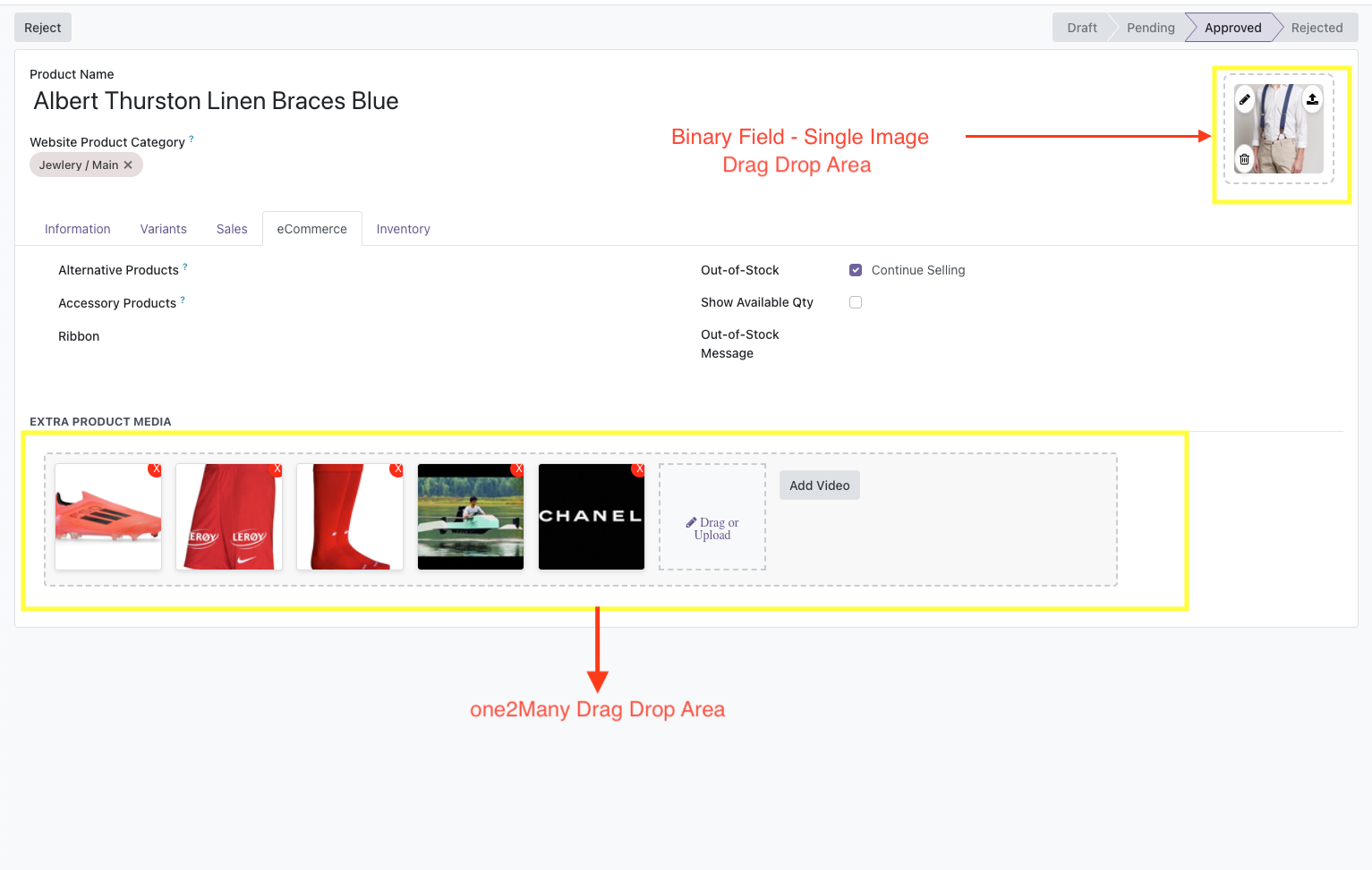Drag and Drop Widget Overview